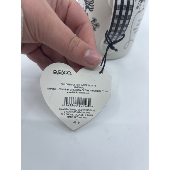 Enesco Children of the Inner Light Love Mug with Heart Tag - Picture 3 of 14
